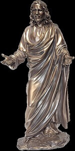 Kristus bronzefigur